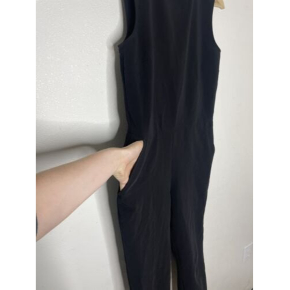 Lauren Ralph Lauren Black Jump Suit With Pockets Womens Sz 6 - Picture 2 of 9